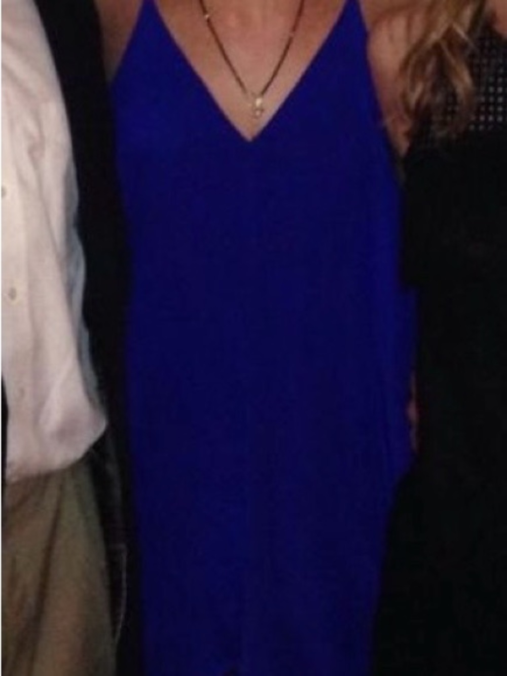 Royal Blue Slip Dress with Spaghetti Straps